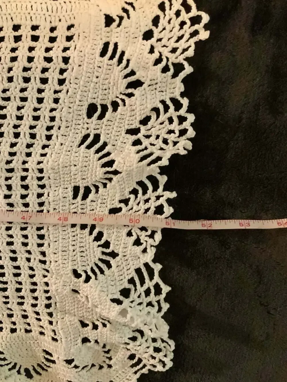 Handmade white crochet